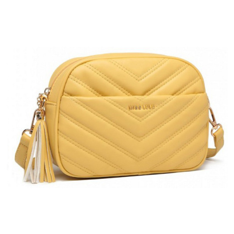 Konofactory Žlutá malá crossbody kabelka na rameno "La Zolla"