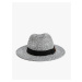 Koton Straw Hat with Band Detailed and Knitted Pattern