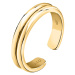Morellato Půvabný pozlacený prsten Capsule By Aurora SANB03