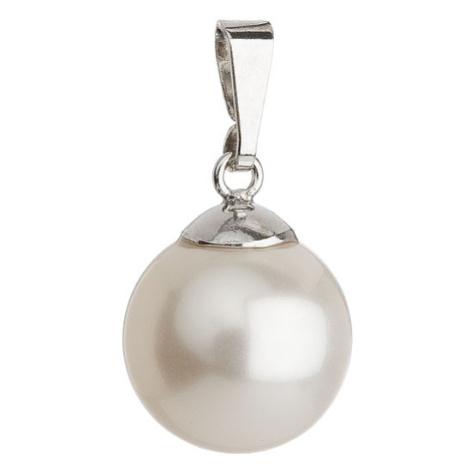 Evolution Group Stříbrný přívěsek s bílou kulatou perlou 734151.1