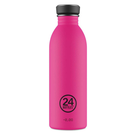 Láhev 24bottles Urban Bottle 500ml Stone Passion Pink růžová barva, Urban.Bottle.050.paspin