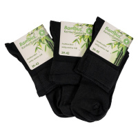 Star Socks bambusové pánské ponožky SET 3 - černé