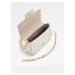 Krémovo-bílá dámská crossbody kabelka s ozdobnými detaily ALDO Taliana