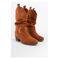 Capone Outfitters Suede Pull-On Women's Cowboy Boots