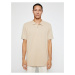 Koton Basic T-Shirt Polo Neck Slim Fit with Buttons.