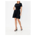 Calvin Klein Calvin Klein dámské černé lehké šaty BRANDED DRAW CORDS WAISTED DRESS