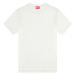 Tričko diesel t-must-slits-n2 t-shirt bílá