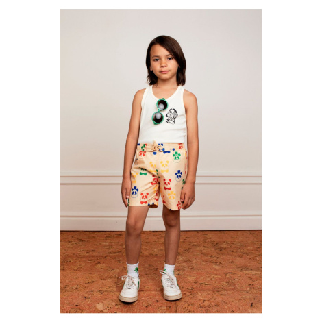 Dětské plavkové šortky Mini Rodini béžová barva