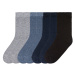 pepperts!® Chlapecké ponožky s BIO bavlnou, 7 párů (šedá / modrá / námořnická modrá / černá)