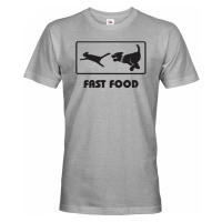 Pánské tričko s vtipným potiskem Fast Food