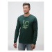 Loap ALTRON Pánské triko, tmavě zelená, velikost