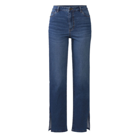 esmara® Dámské džíny „Skinny Fit", s postranními rozparky (tmavě modrá denim)