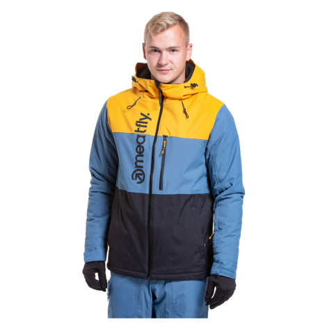 Meatfly pánská SNB & SKI bunda Manifold Slate Blue/Black | Modrá