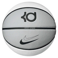 Nike ALL COURT 8P K DURANT DEFLATED Basketbalový míč, bílá, velikost