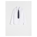 Reserved - Elegantní košile s kravatou - Bílá