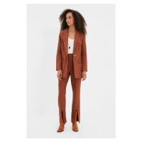 Trendyol Brown Buttoned Jacket