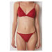 Tanga women'secret RED XMAS LA VECINA RUBIA červená barva, 5358623