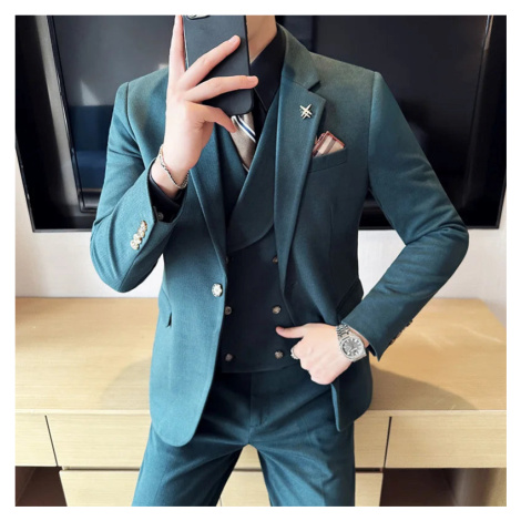 Trojdílný oblek 3v1 sako, vesta a kalhoty JF464 JFC FASHION