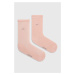 Ponožky Calvin Klein 2-pack dámské, růžová barva