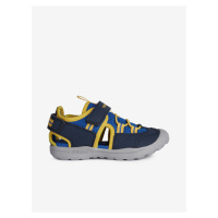 Žluto-modré klučičí sandály Geox Vaniett Boy - Kluci