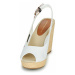 Tommy Hilfiger ICONIC ELENA SLING BACK WEDGE Bílá