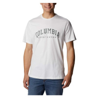 Columbia ROCKAWAY RIVER GRAPHIC SS TEE Pánské triko, bílá, velikost