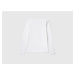 Benetton, Long Sleeve White T-shirt In 100% Cotton