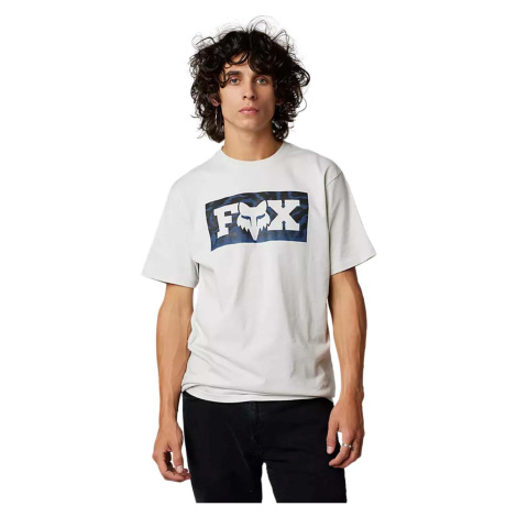 FOX Cyklistické triko s krátkým rukávem - NUKLR PREMIUM - šedá