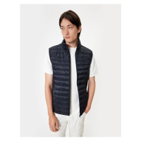 Koton Puffer Vest Slim Fit Stand Collar Pocket Detail