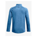 Modré klučičí sportovní tričko Under Armour UA Tech 2.0 1/2 Zip