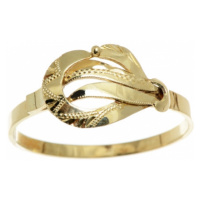 Dámský prsten ze žlutého zlata PR0284E + DÁREK ZDARMA