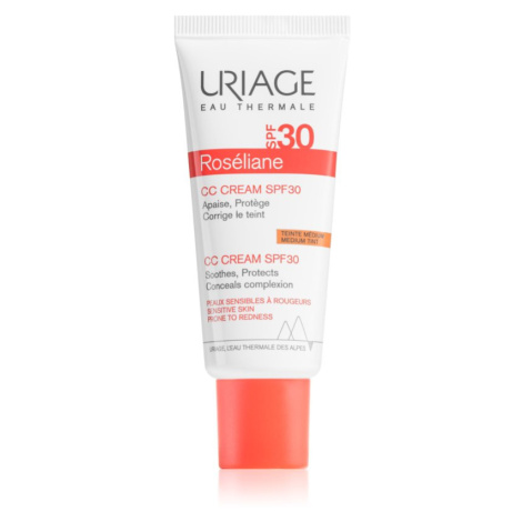 Uriage Roséliane CC Cream SPF 30 CC krém pro citlivou pleť se sklonem ke zčervenání SPF 30 40 ml