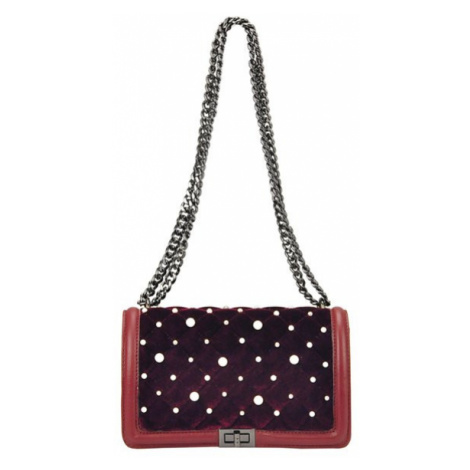 Dámská kožená crossbody kabelka Patrizia Piu 01-046 vínová