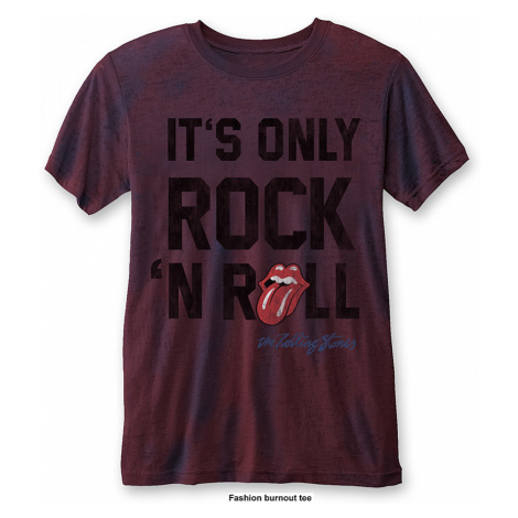 Rolling Stones tričko, IORNR Burnout Navy Red, pánské RockOff