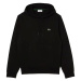 Lacoste Organic Brushed Cotton Hoodie - Noir Černá