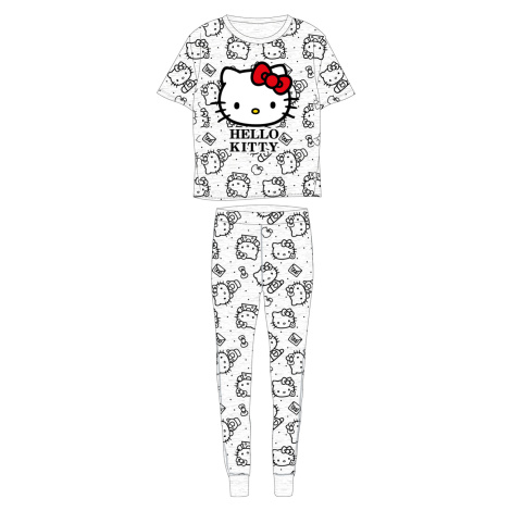 Hello Kitty - licence Dámské pyžamo - Hello Kitty 53042418, šedá Barva: Šedá