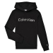 Calvin Klein Jeans INSTITUTIONAL SILVER LOGO HOODIE Černá