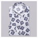 Dámská košile s tmavě modrým květinovým vzorem 11921