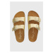 Pantofle Pepe Jeans PLS90621 dámské, zlatá barva, OBAN CLASSIC W