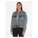 Modrá dámská džínová bunda Calvin Klein Jeans Boxy Denim Jacket