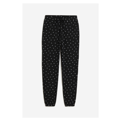 H & M - Pyžamové kalhoty - černá H&M