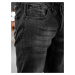 Černé pánské džíny regular fit Bolf R908
