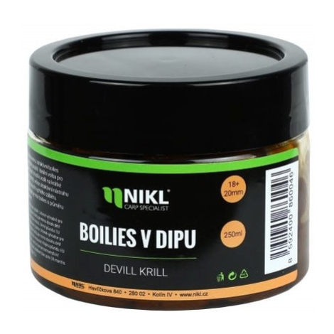Nikl Boilies v dipu 18-20 mm 250g - Chilli & Peach Karel Nikl
