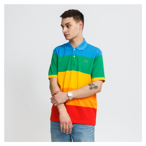 LACOSTE Polaroid Colour Striped Classic Fit Polo Shirt multicolor