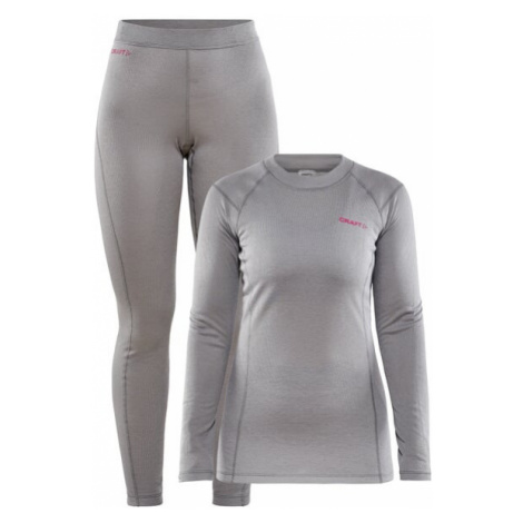 Dámský set CRAFT CORE Warm Baselayer šedá