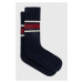 Vlněné ponožky Tommy Hilfiger tmavomodrá barva