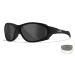 Sluneční brýle Wiley X® XL-1 Advanced - černý rámeček, sada - čiré a kouřově šedé čočky