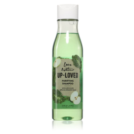 Oriflame Love Nature Up-Loved Upcycled Apple & Organic Kale čisticí šampon na mastné vlasy 250 m