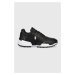 Kožené sneakers boty Polo Ralph Lauren Polo Jogger černá barva