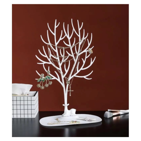 Lohas stojan na šperky  jelen paroháč Bílý